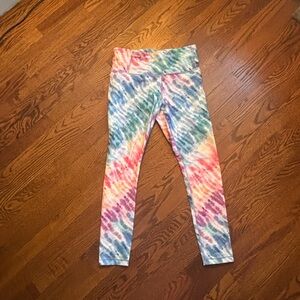 Athleta Tye Dye Leggings Dynamic Stretch Fit - small